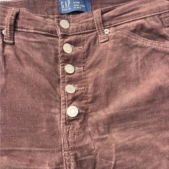 GAP High Rise Boot Cut Corduroy Pants - Picture 2 of 2